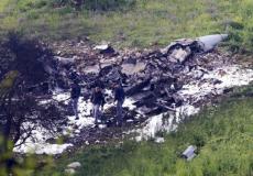 حطام الطائرة الإسرائيلية