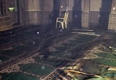 حرق مسجد الريان في بلدة الناقورة في محافظة نابلس بالضفة الغربية
