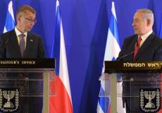 نتنياهو مع رئيس وزراء التشيك