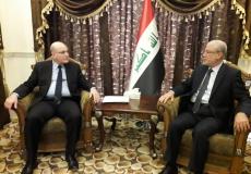 جانب من لقاء وفد الديمقراطية برئيس مجلس النواب العراقي
