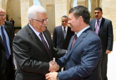 الرئيس الفلسطيني محمود عباس والعاهل الاردني 