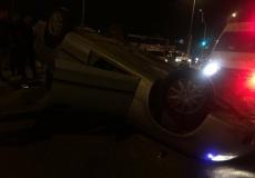 إصابة 3 مواطنين أثر حادث طرق في مدينة طمرة