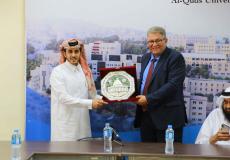  جامعة القدس تستضيف وفداً قطرياً من منظمات مجتمع مدني