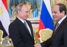 الرئيس المصري عبد الفتاح السيسي والرئيس الروسي فلاديمير بوتين 
