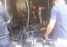 صورة بانفجار داخلي شرق مدينة غزة