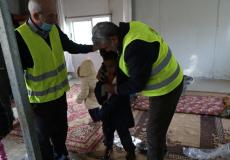 توزيع مساعدات ضمن حملة "شتاء دافئ للجميع"