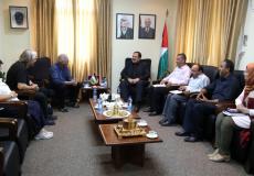 صيدم يبحث تحضيرات افتتاح المدرسة الوطنية للموسيقى والدراما والفنون