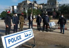  "المراقب العام" يتفقد إجراءات تطبيق حظر التجوال في غزة