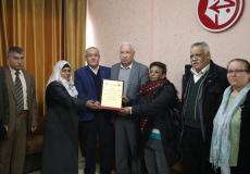 الجبهة الشعبية تستقبل وفوداً لتهنئتها بالانطلاقة