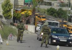 جنود الاحتلال ينتشرون في الشارع الالتفافي رقم 60