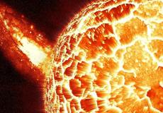 جسم مجهول قرب الشمس