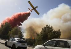 وصول فرق إطفائية إلى إسرائيل لاخماد الحرائق - ارشيفية