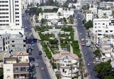 شارع عمر المختار في غزة