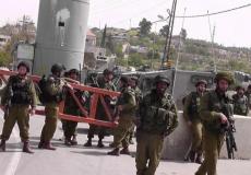 حاجز الكونتينر العسكري