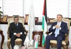 الوزير أحمد عساف وممثل جمهورية الهند  السفير اتش راجان