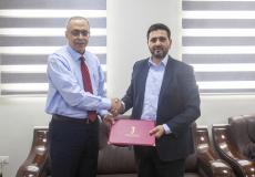 الكلية الجامعية توقع مذكرة تفاهم مع شركة توزيع كهرباء غزة