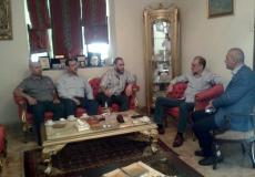 د رياض أبو العينين على رأس وفد لتهنئة النائب العبد الله