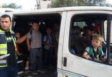 الشرطة تضبط حافلة بحمولة زائدة -أرشيفية-