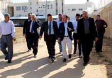 وزير الزراعة في جولة مع ممثل وكالة التنسيق والتعاون التركي "تيكا"