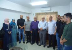 جبهة النضال الشعبى الفلسطيني تلتقى بمدير دائرة العلاج في الخارج