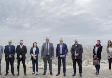 وفد من غرفة تجارة وصناعة رام الله والبيرة في روابي