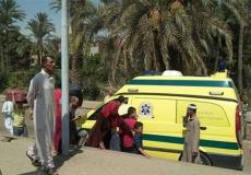 مصر: قطار يخرج عن طريقه في أسوان