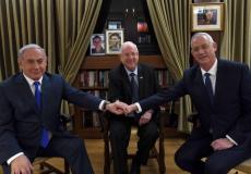 ريفلين ونتنياهو وغانتس