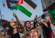 مواطنون يشاركون في مسيرة للمطالبة في حق العودة -صورة أرشيفية.jpg