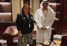 وزيرة الصحة تبحث مع نظيرها الإماراتي دعم القطاع الصحي