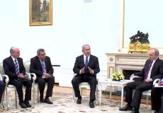 لقاء رئيس الحكومة الإسرائيلية بنيامين نتنياهو والرئيس الروسي فلاديمير بوتين - ارشيفية