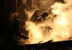 انفجار مستودع اسلحة في اوكرانيا