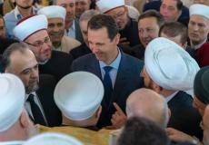 رئيس سوريا بشار الأسد يؤدي صلاة عيد الأضحى