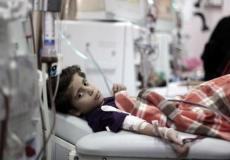 طفلة في احدى مستشفيات غزة - تعبيرية