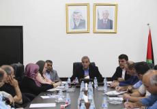 محافظ قلقيلية  يترأس أجتماع  للمجلس التنفيذي