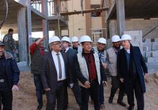 سرحان يتفقد سير العمل في مشروع إنشاء 111 وحدة سكنية في حي الندى بتمويل ايطالي