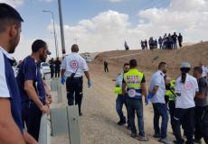 مصرع سائق دراجة  نارية  بعد انزلاقها داخل مدينة النقب المحتل