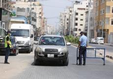 انتشار أمني بغزة لمواجهة تفشي فيروس كورونا