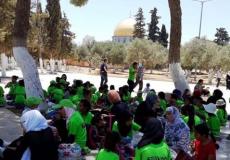 طلبة مشروع تاج الوقار أثناء الزيارة