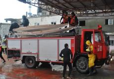 الدفاع المدني بغزة يرفع جهوزيته استعداداً للمنخفض