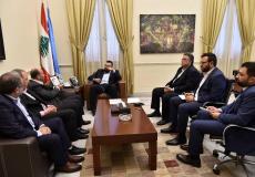 وفد من حماس يلتقي أمين العام تيار المستقبل في لبنان