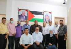 اللجنة الشعبية للاجئين - مخيم جباليا تستقبل اللواء صلاح أبو وردة محافظ شمال غزة