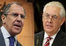 وزير الخارجية الروسي سيرجي لافروف و نظيره الأميركي ريكس تيلرسون