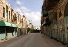 شارع الشهداء وسط مدينة الخليل