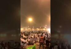 عاصفة مطرية قوية تضرب  مكة المكرمة