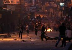 مواجهات في شارع الواد في مدينة القدس