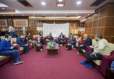  وفداً رفيع المستوى من البنك الدولي يزور الكلية الجامعية 