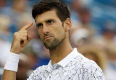 النجم الصربي المصنف الأول عالميا في بطولة التنس نوفاك جوكوفيتش