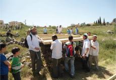 مستوطنون منطقة الحسبة بالبلدة القديمة في الخليل - ارشيف 