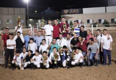 غزة: 45 فارسا يتنافسون في الدوري الرمضاني لقفز الحواجز