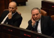 أفيغدور ليبرمان بجوار نفتالي بينت -أرشيف-